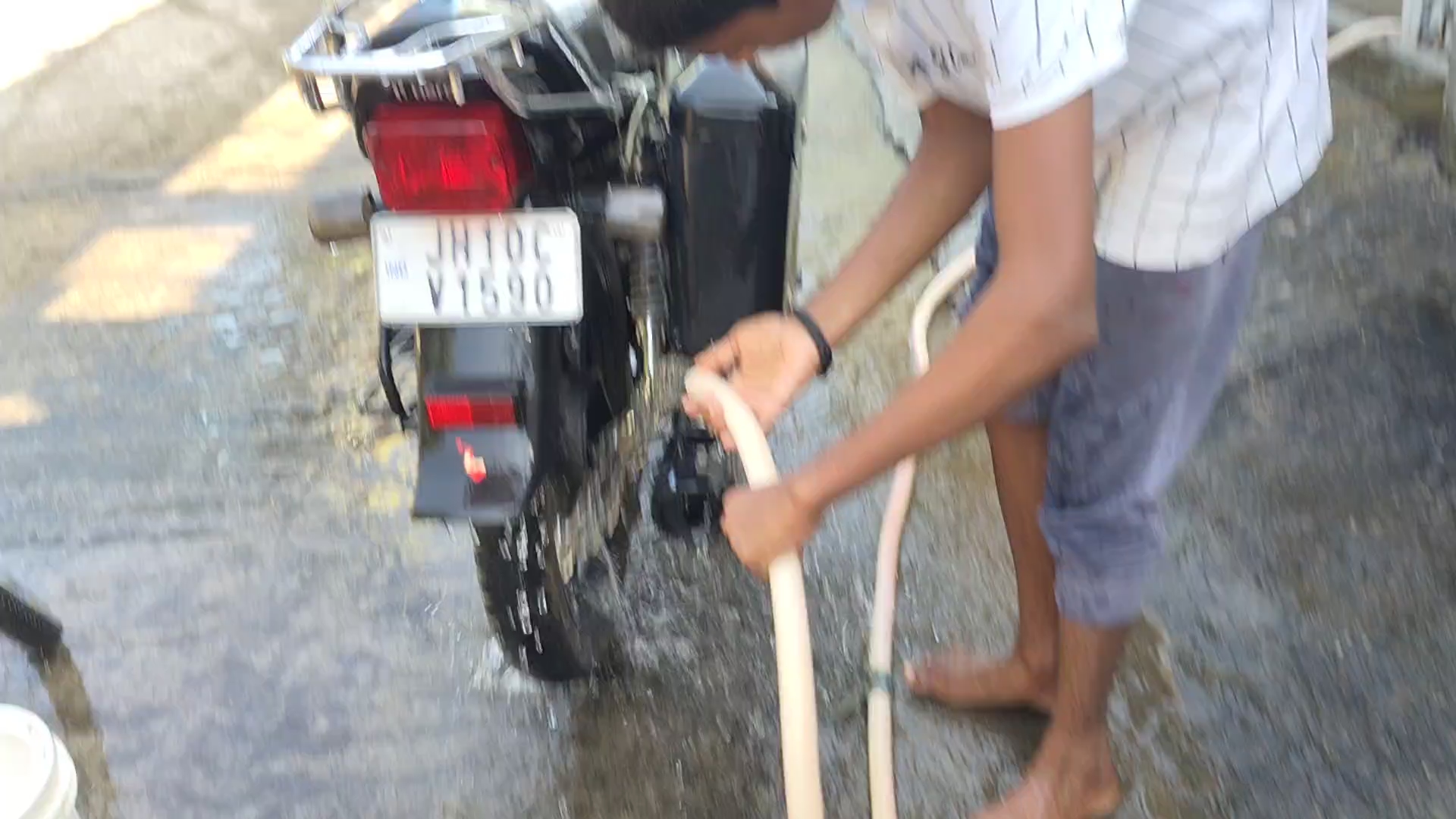 Bike clean viskarma puja ♥️