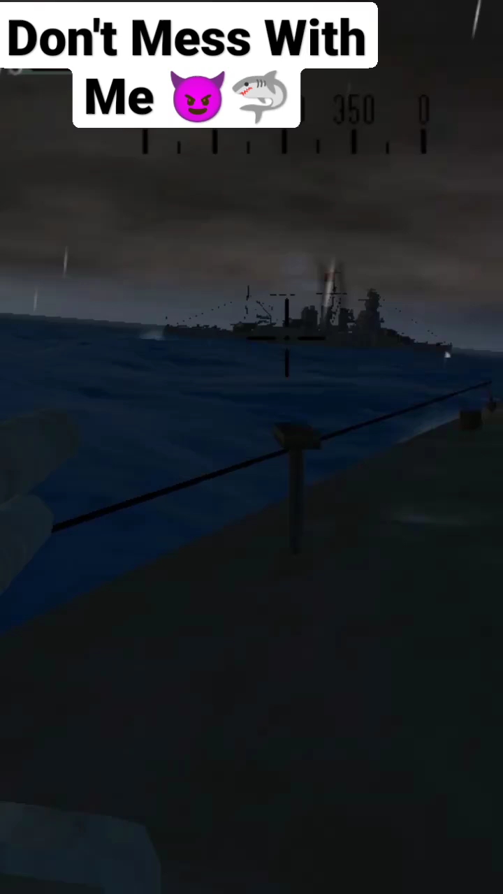 WW2 Uboat Submarine Sink Japanese Battleship At Night