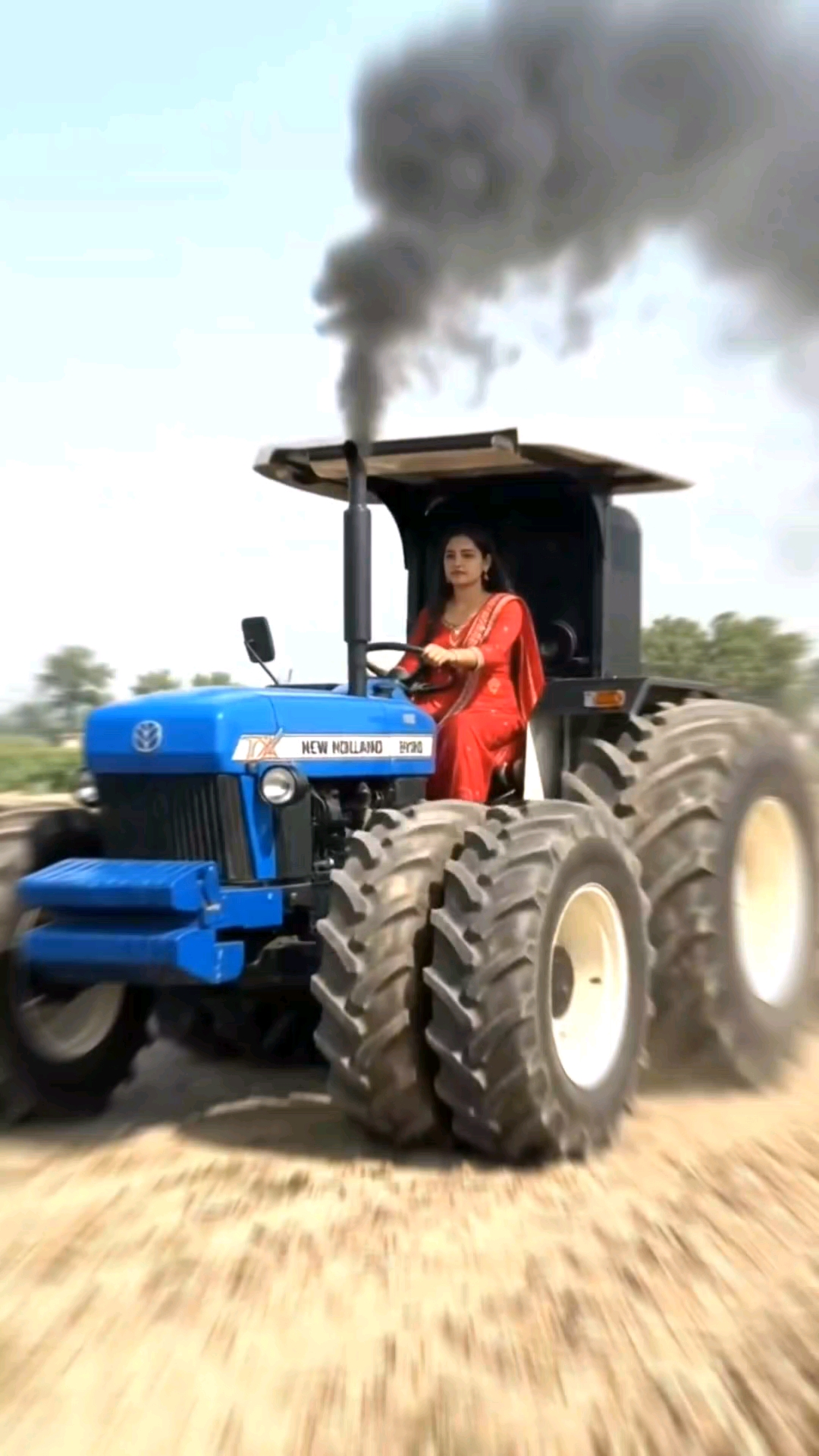 Tractor stunt Gail 😲#viral
