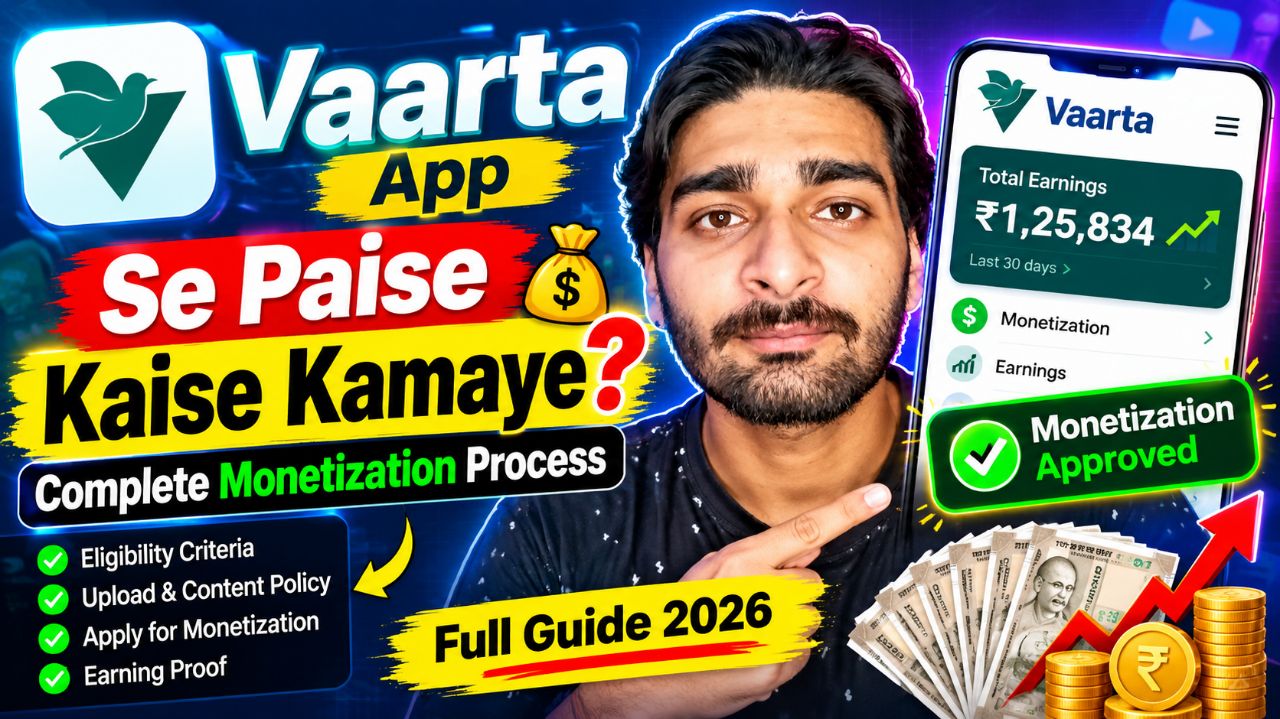 Vaarta App Ko Monetize Kaise Kare? 💰 Lakho Kamane Ka Mauka | Vaarta App Se Paise Kaise Kamaye