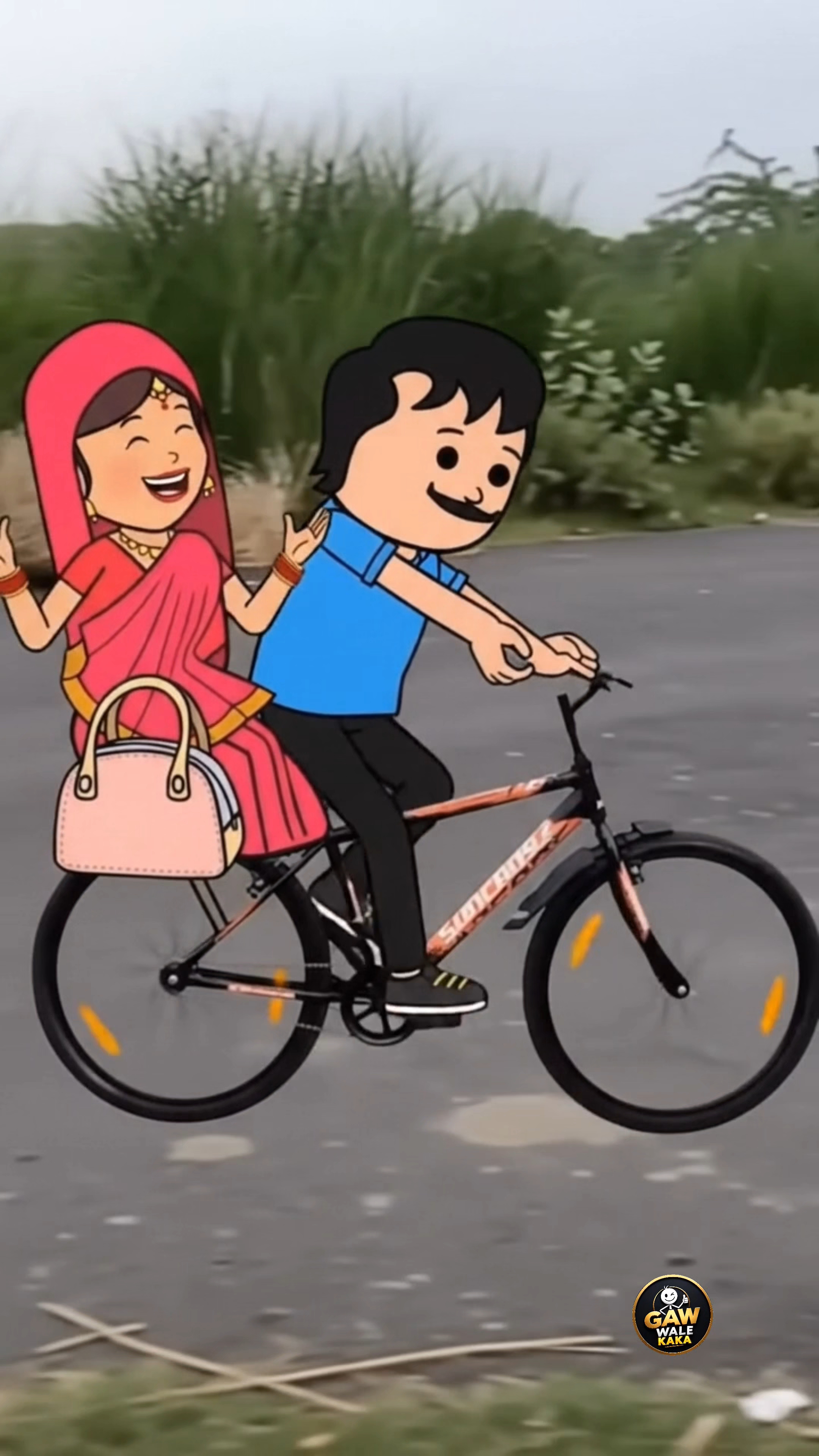 राखी बंधवाने चली भौजी, नेग के चक्कर में भइया परेशान 😂🚲🎶
#Rakshabandhan