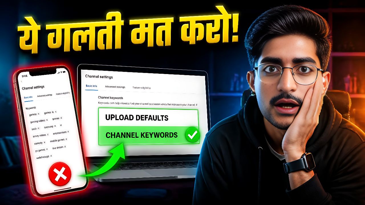 YouTube Studio में Upload Defaults और Channel Keywords की सही सेटिंग कैसे करें?