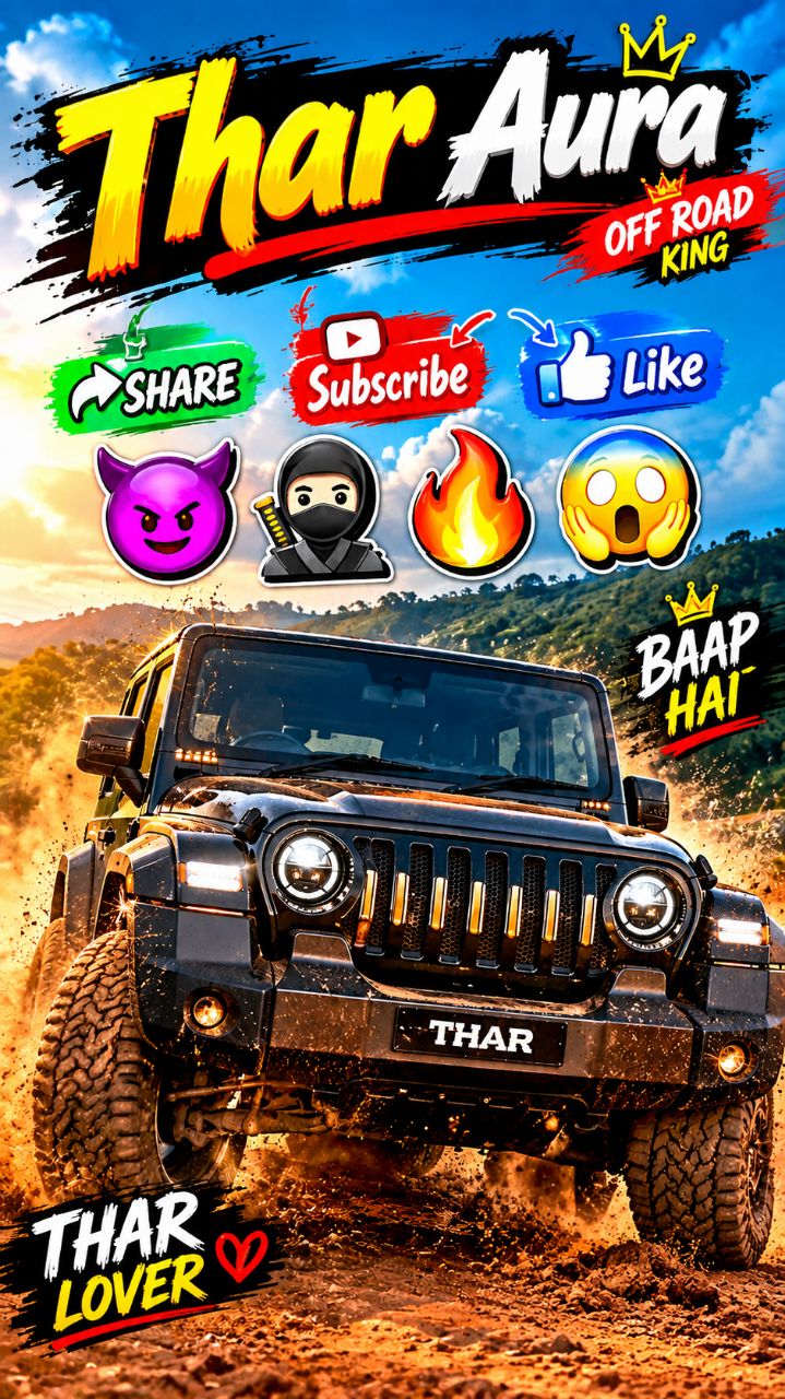 Thar Off Road 🔥 | Thar Lover ❤️ #Shorts #Gaming #Comedy