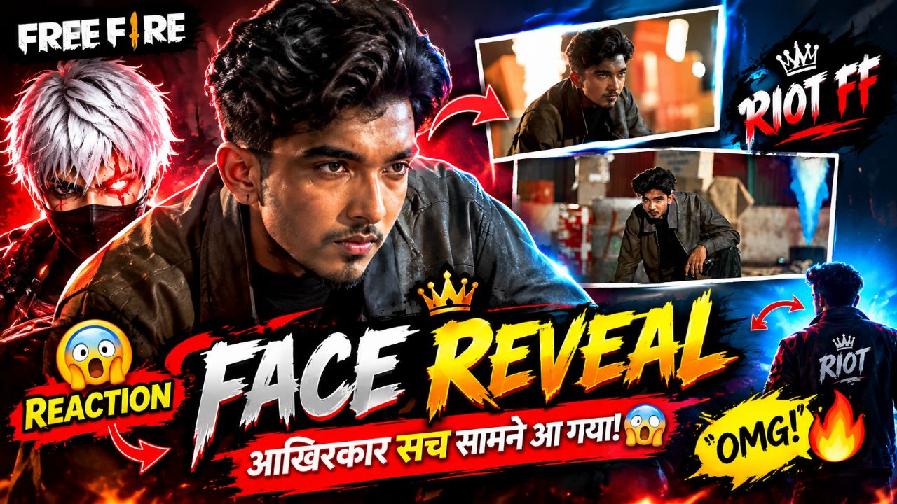 Riot FF Face Reveal 😱🔥 आखिरकार सामने आया असली चेहरा | My Reaction | Free Fire