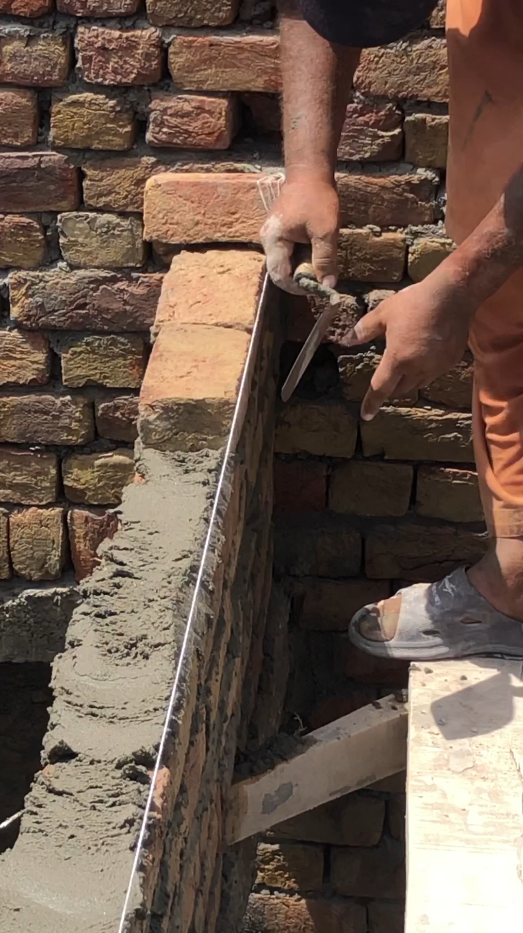 Straight wall fixing new way.