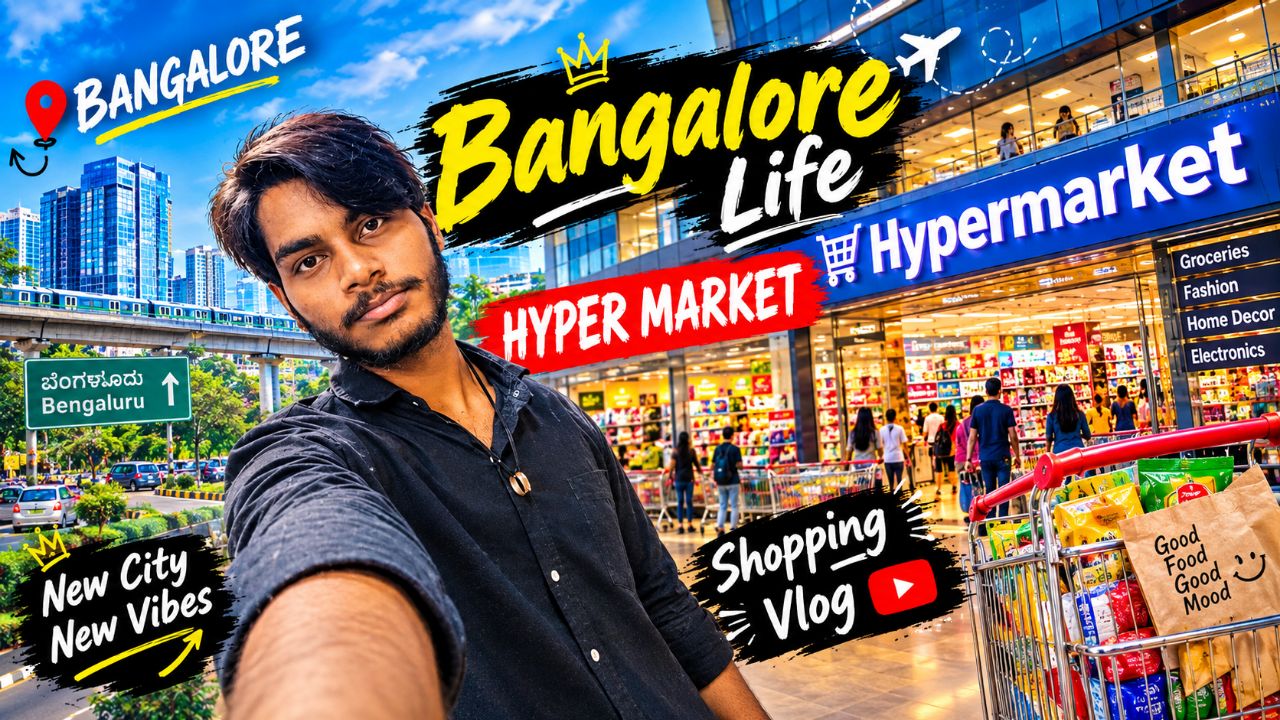 Bangalore Life!! 1st Day Hyper Market 😍🤯