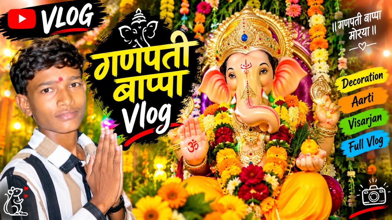 Ganpati Bappa vlog😱🫢