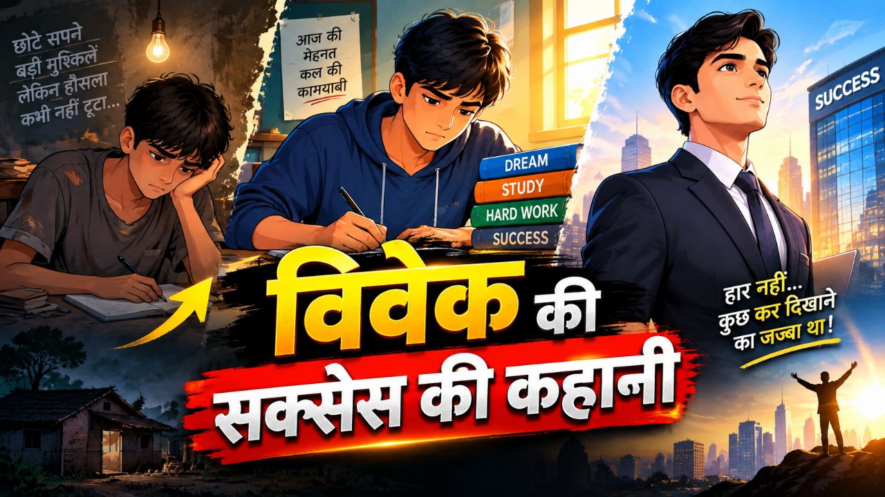 विवेक की सक्सेस की शुरुआत। Vivek ki Successful Kahani Hindi