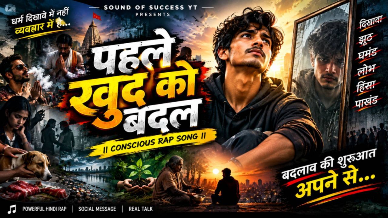 पहले खुद को बदल 🔥 | Powerful Hindi Conscious Rap | Social Message Rap | Kalyug Rap |