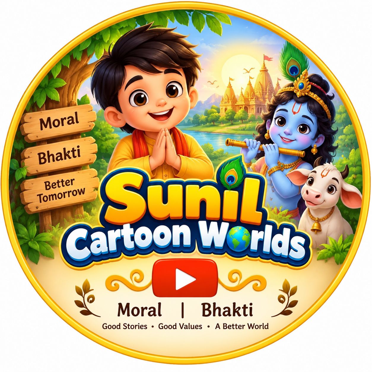 Sunil Cartoon worlds on Bideo