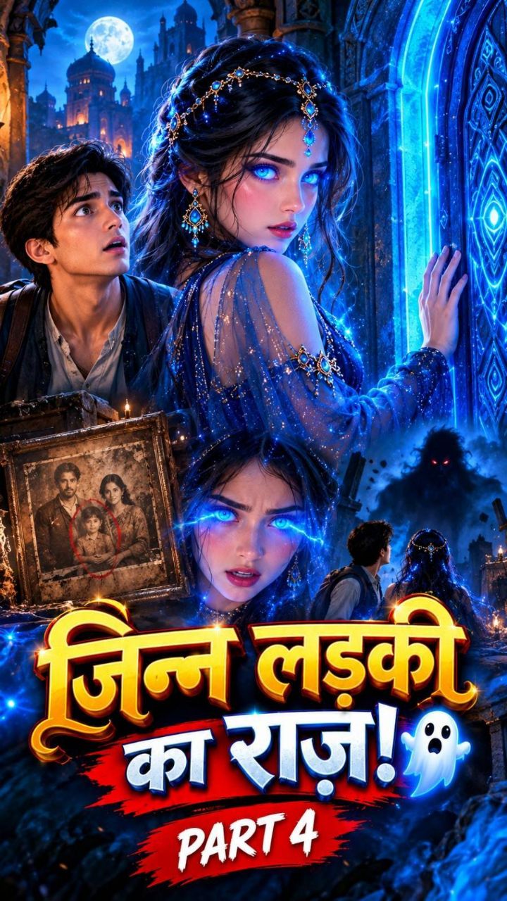 Part 4 जिन्न लड़की का राज़ खुल गया 😱👻 | इंसान से हुआ प्यार ❤️ | #shorts  #emotionalstory #h