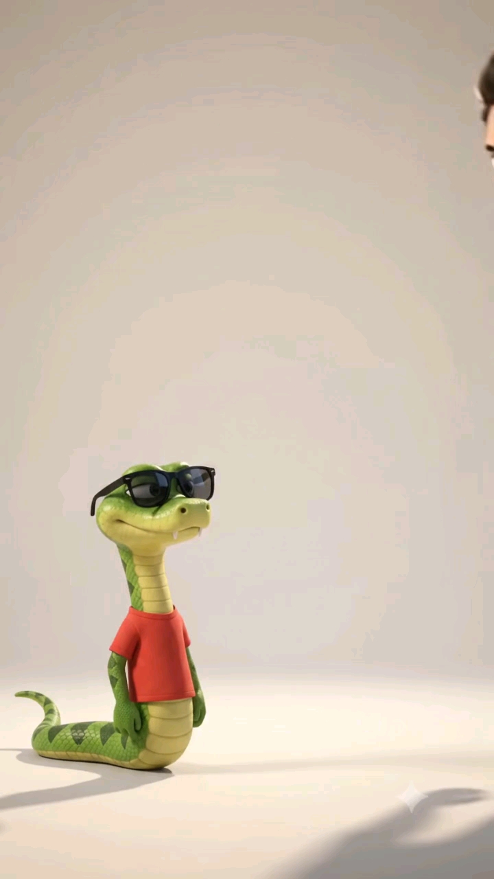 Snake vs Human: The Reverse Bite 😂🐍 #Shorts #FunnyAnimals #Snake #Comedy #AIAnimals #Funny