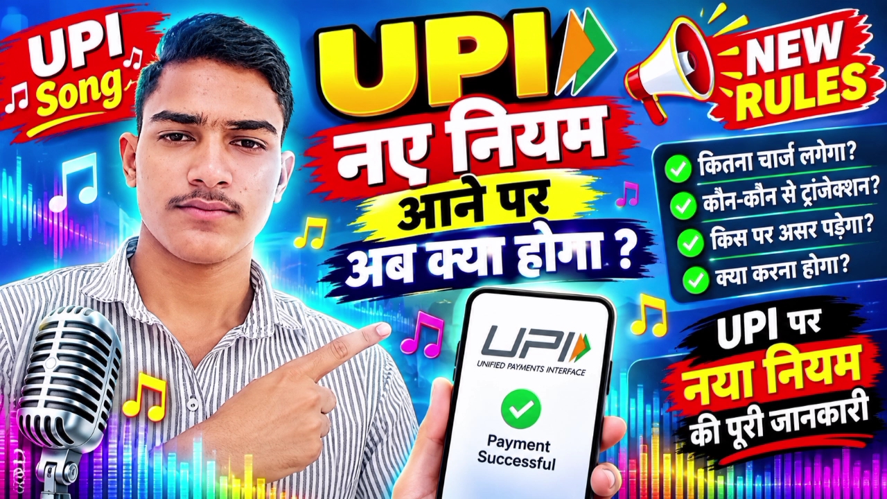 UPI के नए नियम पर धमाकेदार Song 🎵 | UPI New Rules 2026 | पूरा गाना जरूर सुनें