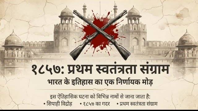 1857 प्रथम स्वतंत्रता संग्राम