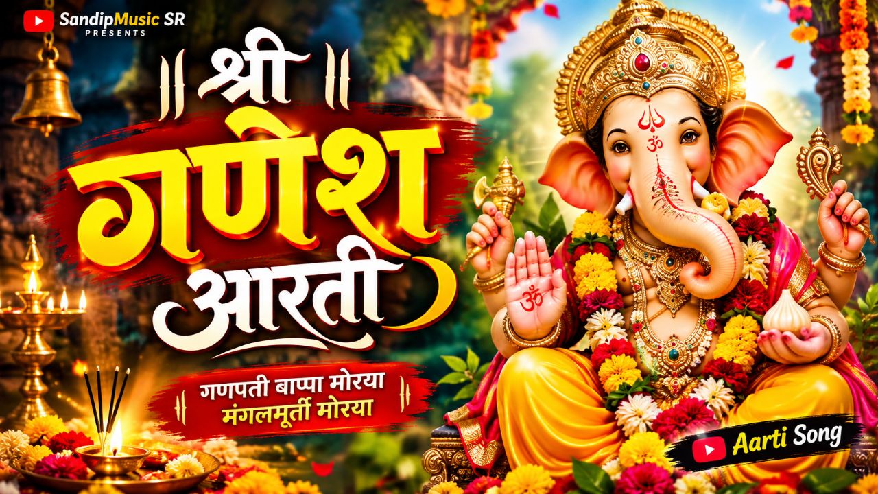 #श्रीगणेशआरती 🙏
#गणपतीबाप्पामोरया
#SandipMusicSR