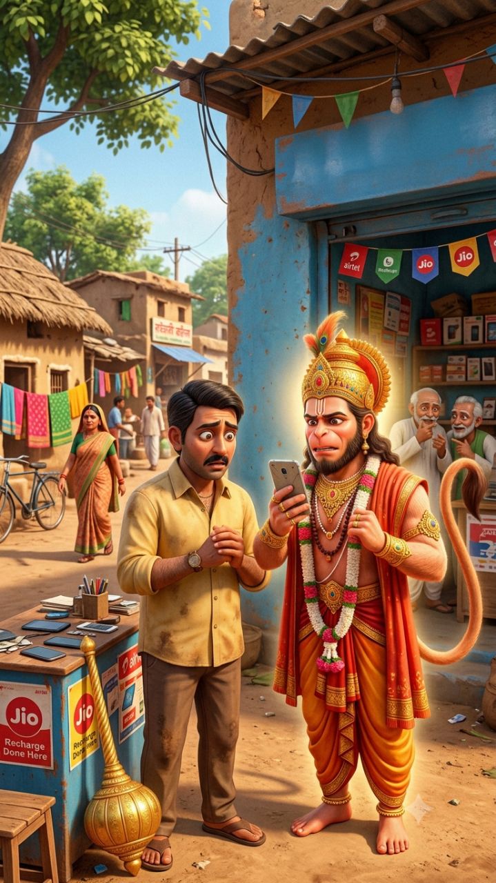 हनुमान जी से रिचार्ज करवाने है 🙏