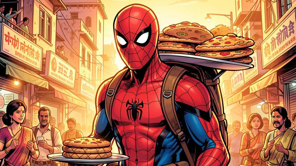 Spider-Man Became an Indian Pizza Delivery Boy! 🍕🔥