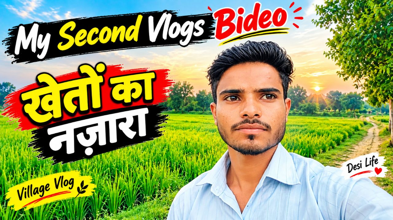 My Second Vlogs खेतो का नजारा
