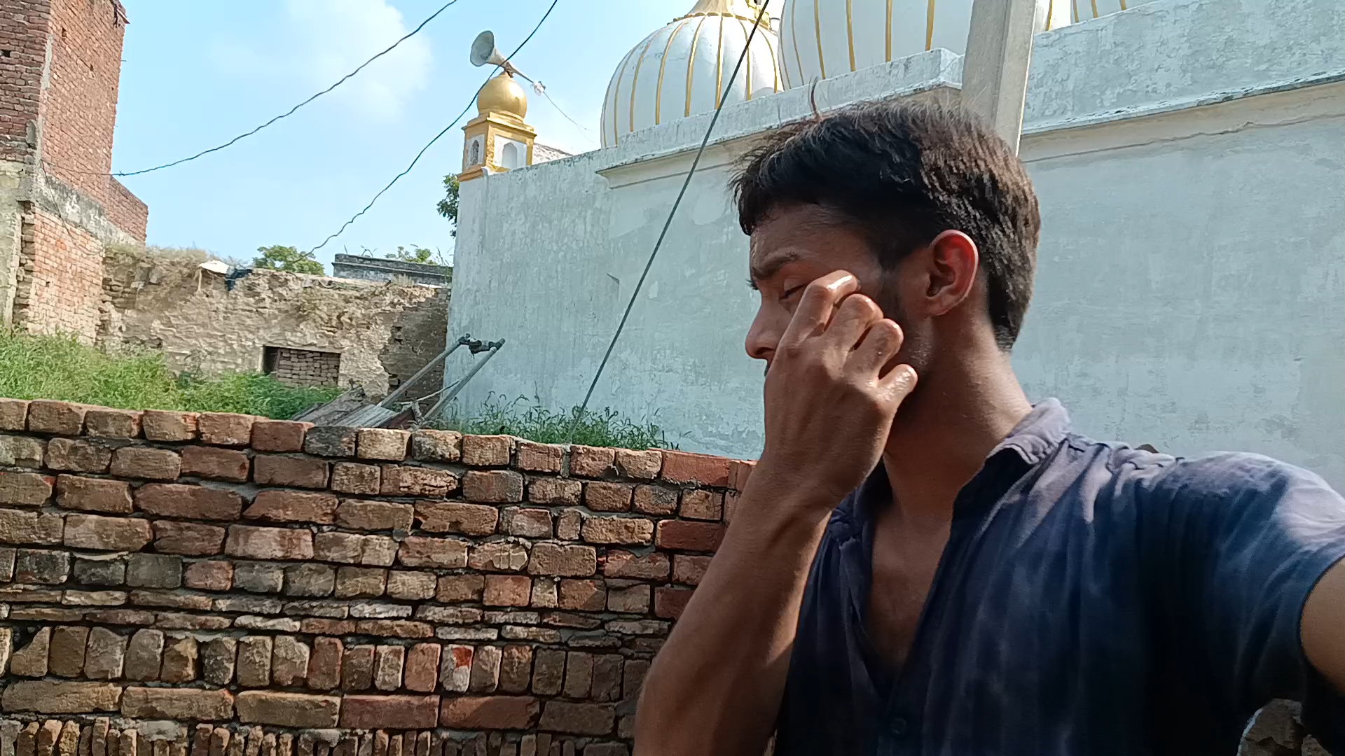 घर में चिनाई का काम चल रहा है  vlog
