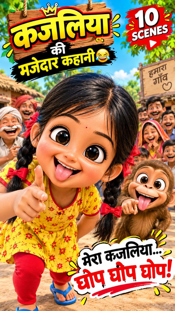 😂 कजलिया की शरारत ने पूरे गाँव को हँसा दिया!
अंत तक देखना मत भूलना—“मेरा कजलिया… घोप घोप घोप!” 🤣🔥