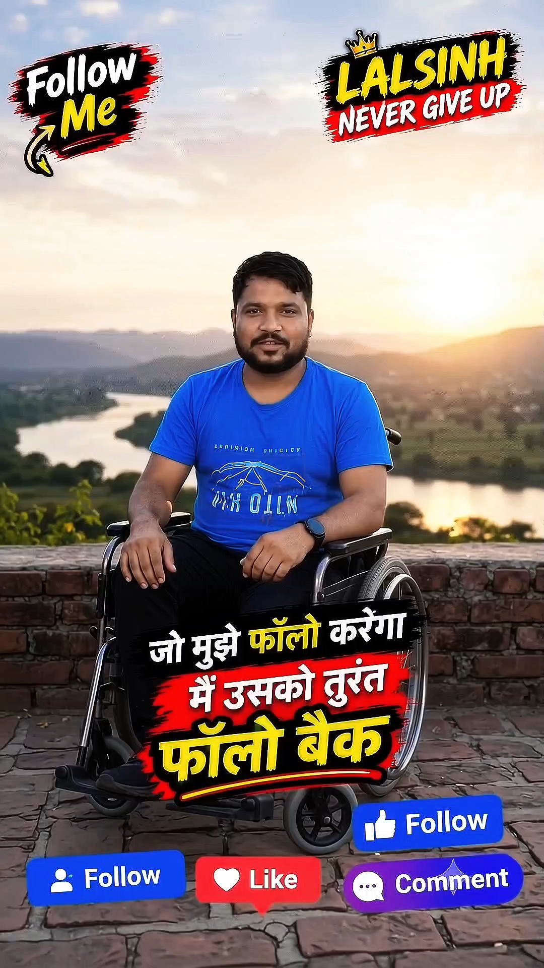 जो मुझे फॉलो करेगा मैं उसको तुरंत फॉलो करूंगा यकीन नहीं है तो करके देखलो और कमेंट में लिखना है Done