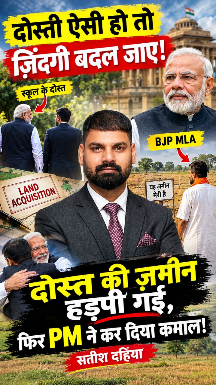 नरेंद्र मोदी के दोस्त की ज़मीन कैसे वापस मिली? 😱🔥
​#NarendraModi #ViralVideo