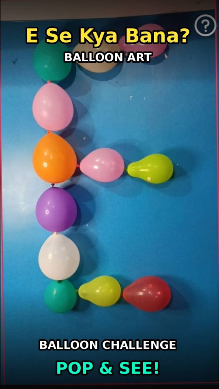 Red Green Blue Pink Yellow amazing balloon video #Short #Shortsfeed #viralvideo