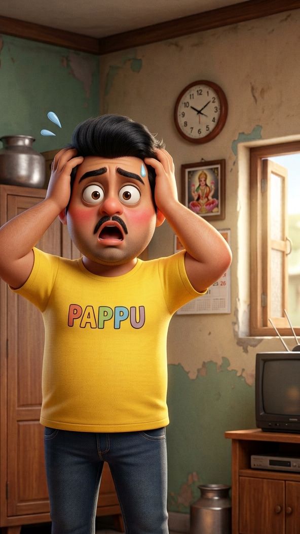 पप्पू की पहली गलती 😂