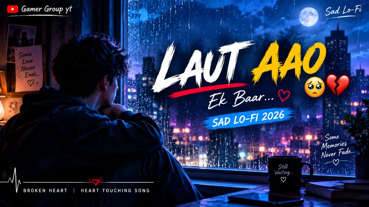 🎵 LAUT AAO 🥺💔 | Sad Lo-Fi Song | Broken Heart | Heart Touching Hindi Song 2026