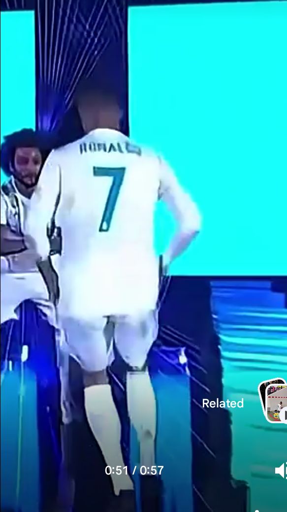 Cristiano Ronaldo’s Iconic Real Madrid Outfit! 🤍🔥 | CR7 Style #Shorts