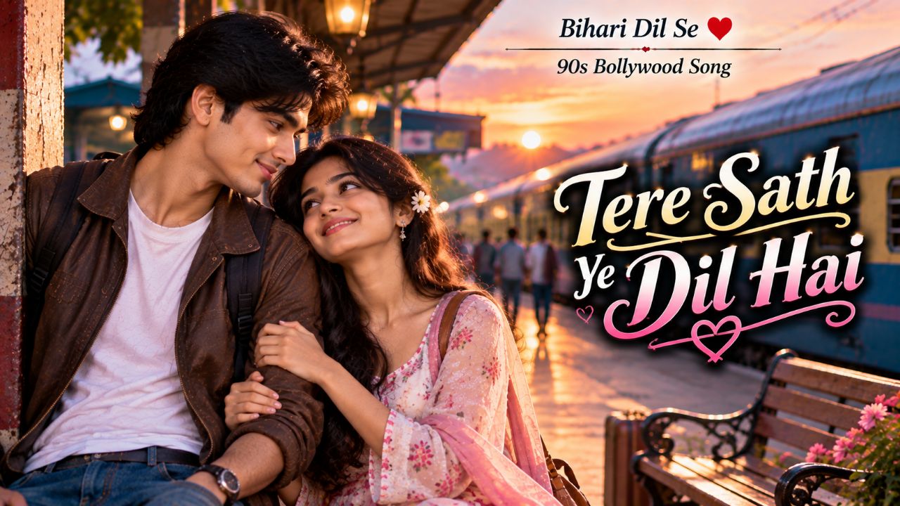 तेरे साथ ये Dil Hai ❤️ | 90s Bollywood Song | Male Female Duet | Bihari Dil Se