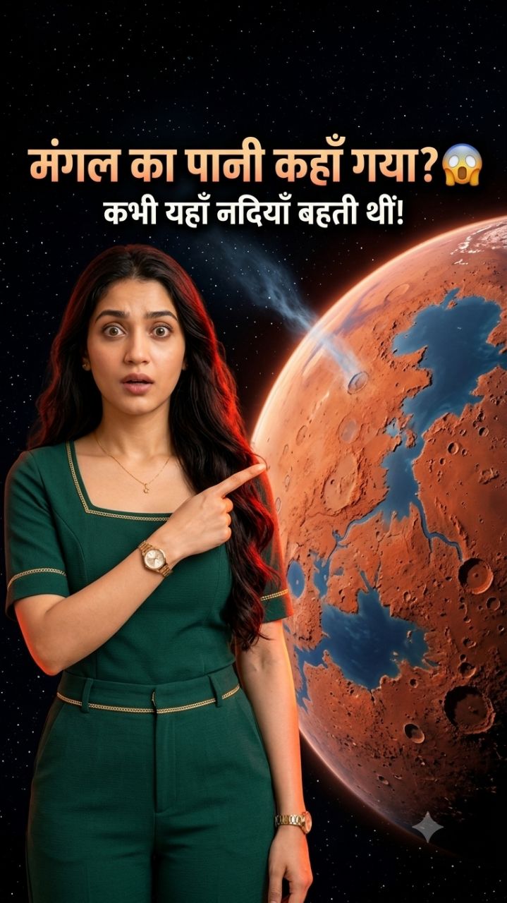 मंगल का पानी आखिर कहाँ गया? 😱 | Mars का सबसे बड़ा रहस्य | Viral Vs Reality 🔴 #mars