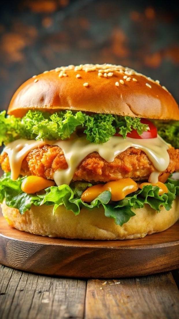 Aalu tikki burger