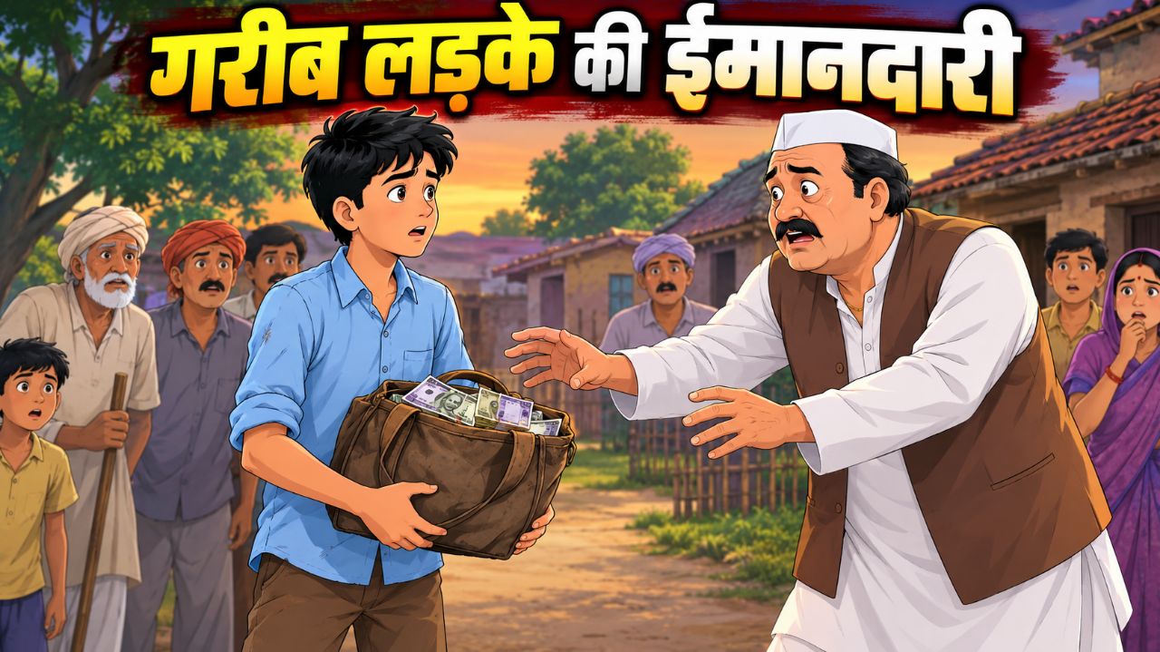गरीब लड़के का ईमानदारी