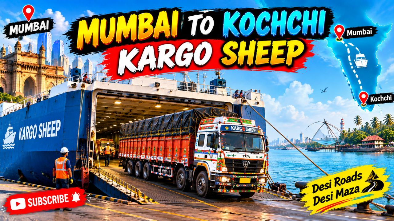 Mumbai To Kochchi 🚛 | Kargo Sheep Mein Truck Load 😱 | Full Journey