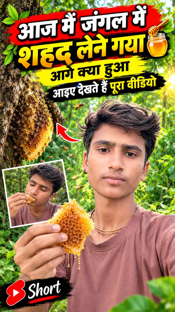जंगल में शहद लेने गया | आगे क्या हुआ?#shorts