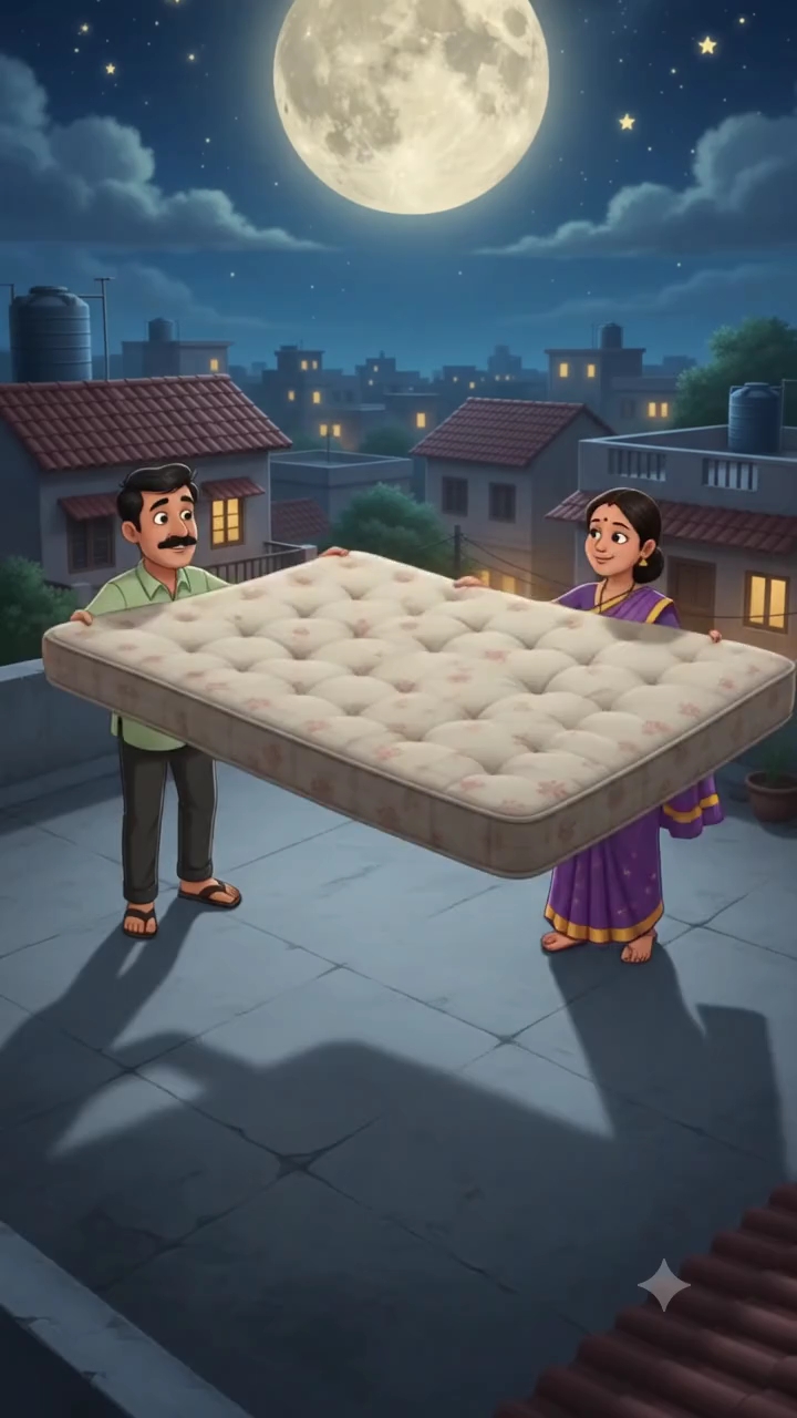 CartoonStory #AnimatedStory #FamilyVibes #SummerNight #DesiJugaad #MoralStories #HindiKahaniya