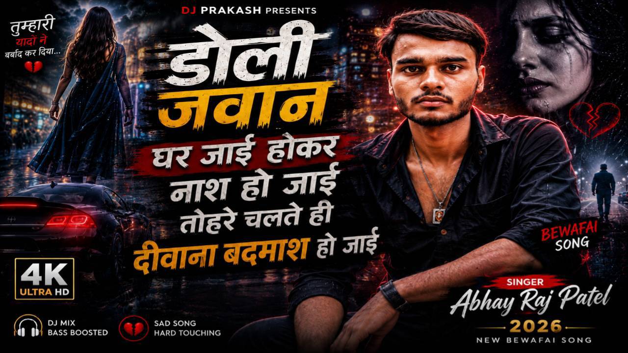 तू मेरी जान घर जाई होकर नशा हो जाई | Tu Meri Jaan | New Bewafai Song 2026 | Abhay Raj Patel