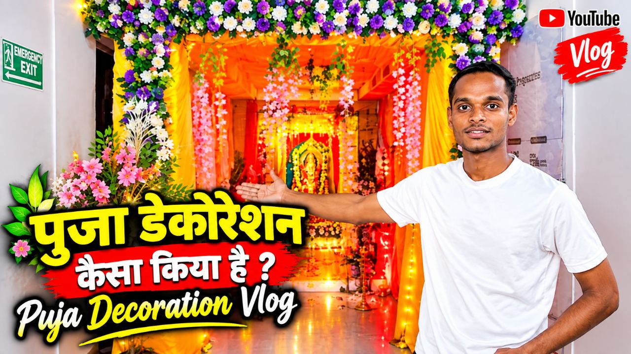 Puja decoration vlog