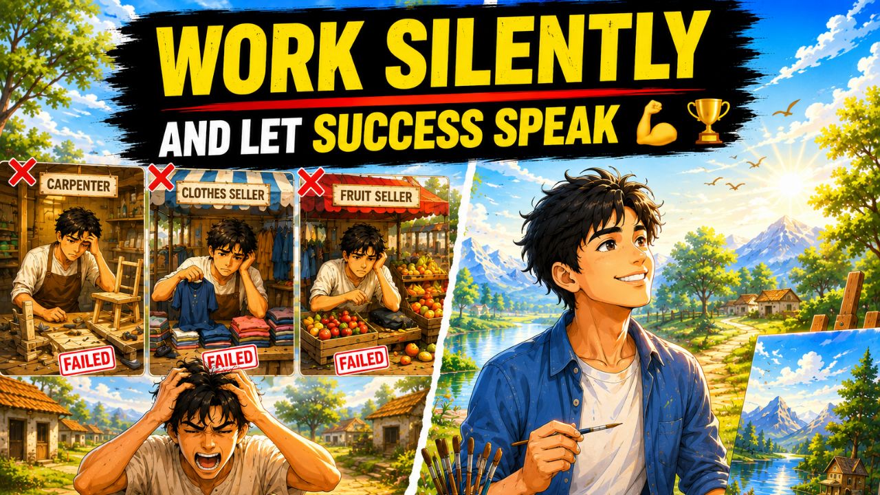 Work In Silence, Let Success Make The Noise 🤫🚀 | Ayaan's Motivational Story #story