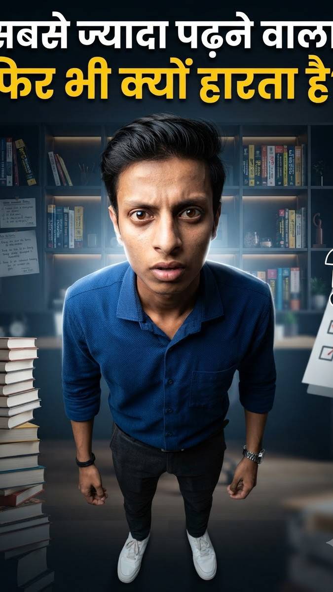 UPSC में सबसे ज्यादा पढ़ने वाला ही क्यों नहीं जीतता? 😳 #UPSC #UPSCMotivation #IAS