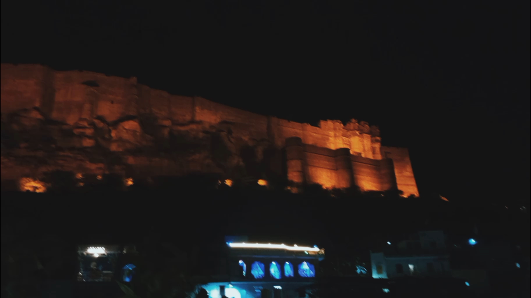 Jodhpur fort enjoy in night
