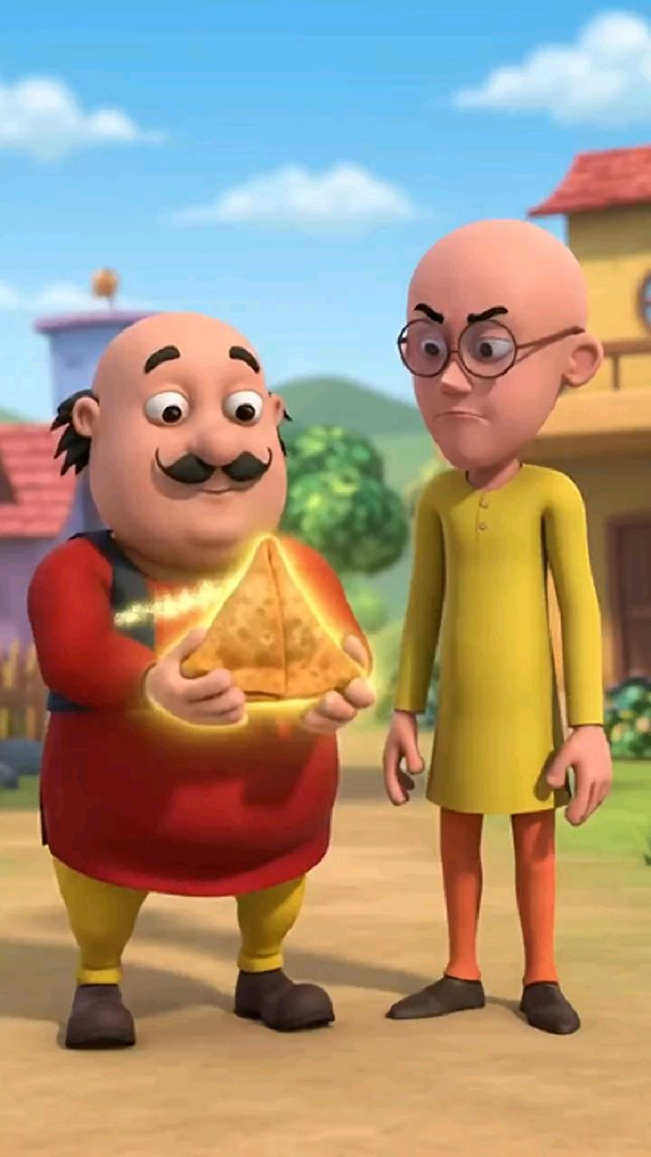 Motu Patlu ka majedar video jadu samosa