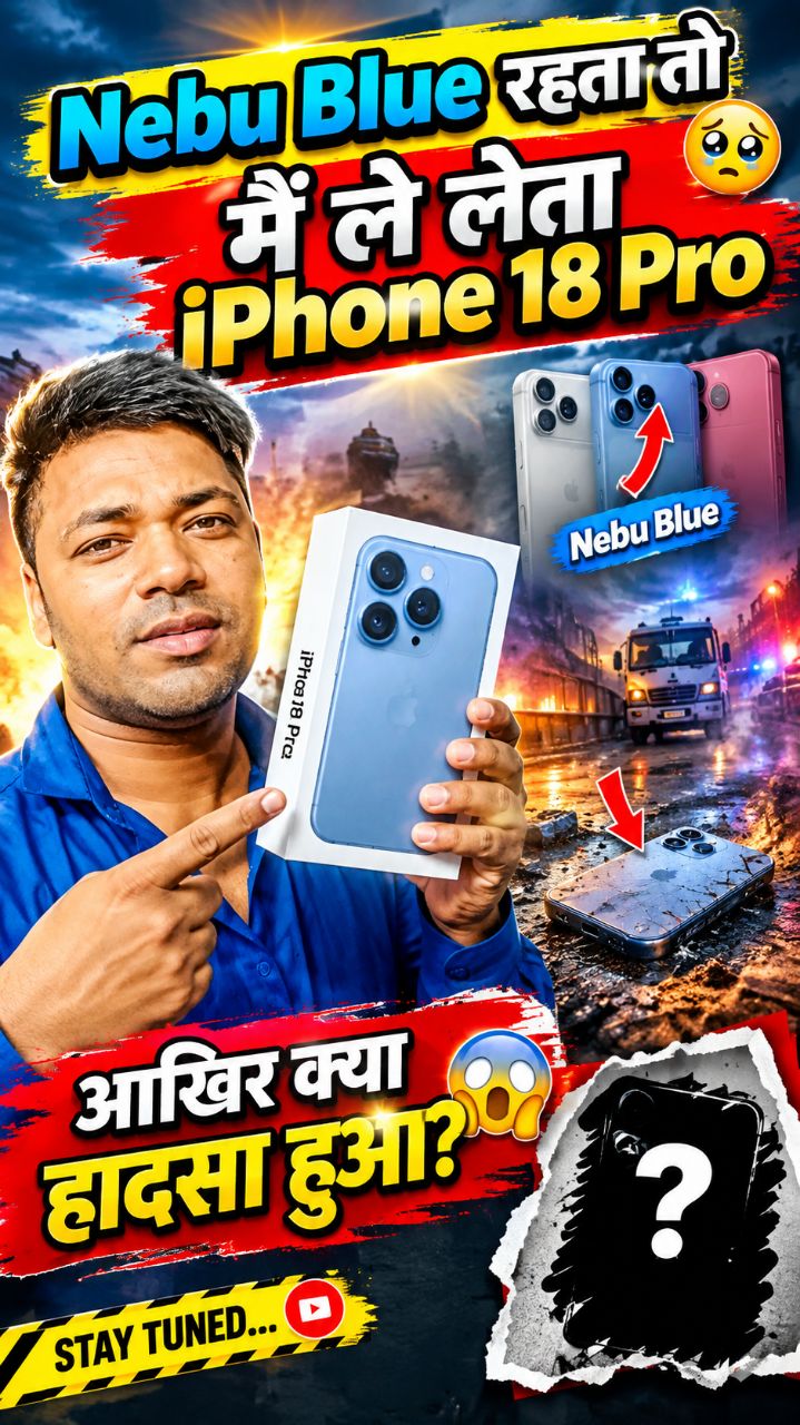 Nebu Blue Rehta Toh Main iPhone 18 Pro Le Leta 😂📱🍋