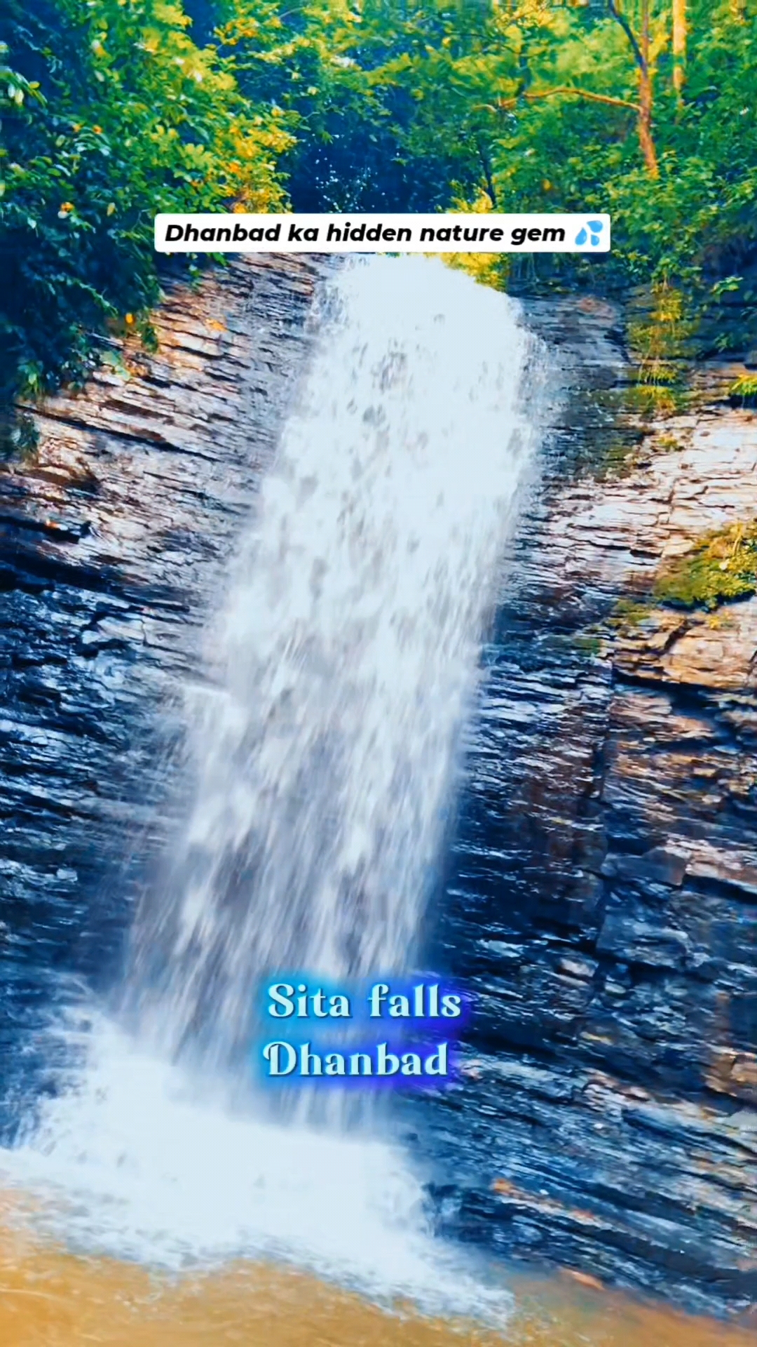 Beautiful waterfall Dhanbad Jharkhand