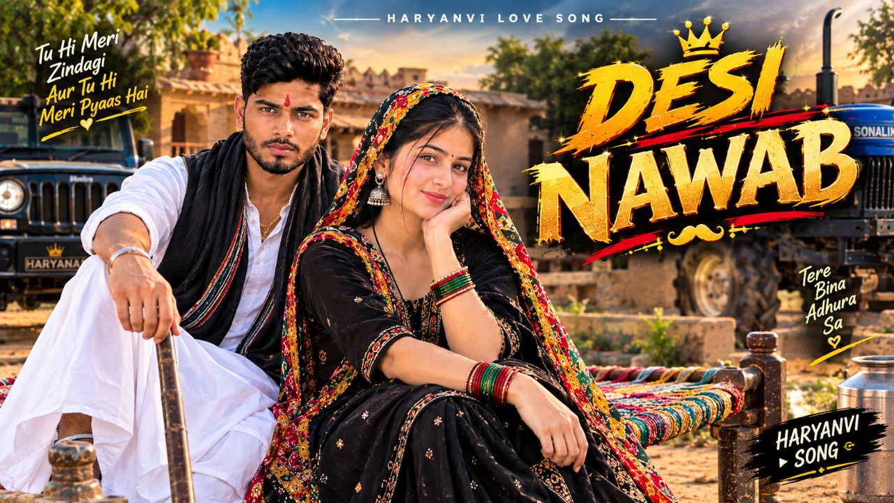 Desi Nawab 🔥 | Jhumke Jhanjhar Kajra Kangan ❤️ | Haryanvi Song | Shishram Jpur