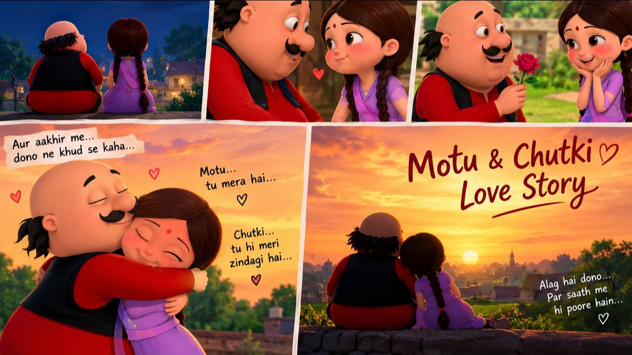 Motu aur chutki love story part 2 😭💗