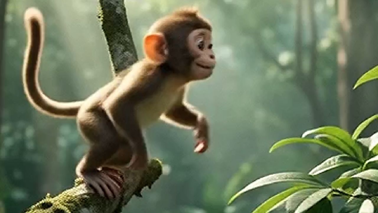 Elephant monkey ki kahani
