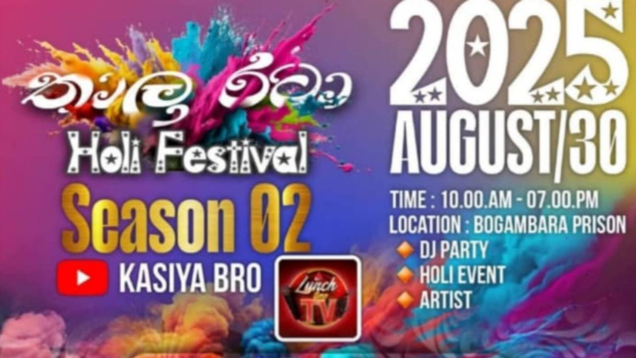 Grand holi bus festival 🇱🇰❤️😎
