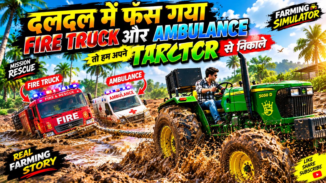Ambulance fas gya dal dal me